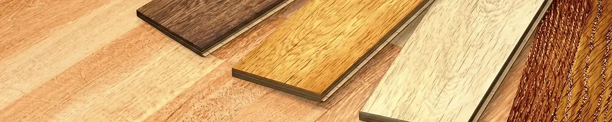 Cork floor boards close-up in Boston, MA